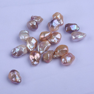 Fournisseur direct du fabricant, perles d'eau douce baroques de 15 à 20 mm, forte brillance, diamant, bus, accessoires semi-finis pour bricolage - Product Image 2