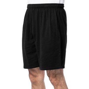 กางเกงขาสั้นออกกำลังกายผู้ชายเอวยางยืด ผ้าฝ้าย 100% ระบายอากาศดี เป็นมิตรกับสิ่งแวดล้อม แห้งเร็ว สไตล์ลำลอง รับผลิตตามสั่ง พิมพ์โลโก้ OEM - Product Image 2