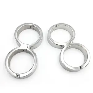 Stainless Steel 8 Shape Handcuffs for sex play