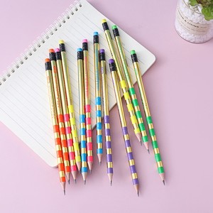 在庫あり HB色鉛筆 竹製 お祝い用 描画ペン オフィス筆記用 箱入りセット - Product Image 2