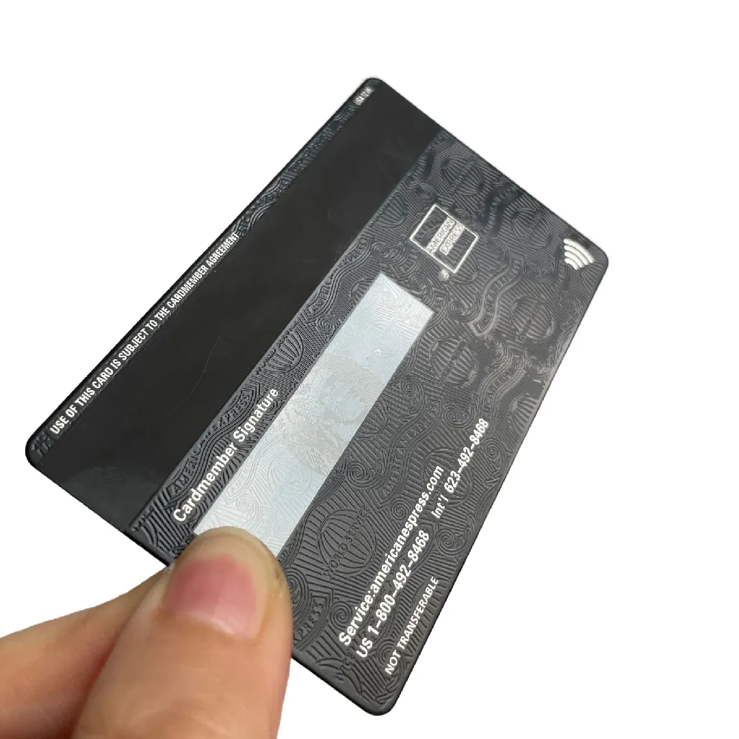 Kartu Hadiah Visa Prabayar Chip Fm4442 dengan Kartu Hico 2 Track Mag Stripe Amex Cen-turion