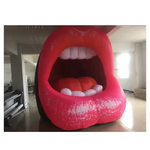 Bán Hot Customized Inflatable Miệng/Inflatable Kiss/Inflatable Môi Cho Quảng Cáo Inflatable