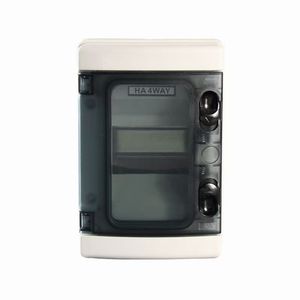 Caja de distribución HA impermeable para exteriores, circuito doméstico, cableado abierto con interruptor de plástico, instalación a prueba de lluvia - Product Image 1