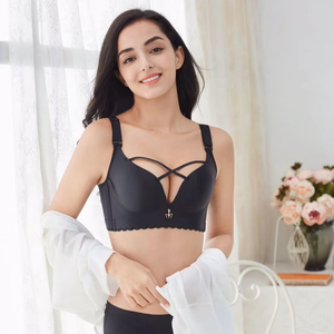 Fabricante de ropa interior 34-50BCDE Sujetadores enormes Hot Sexy Soft Ultra Thin Women Sujetador redondo Nylon Lace Soft Cup Plus Size Bra - Product Image 3