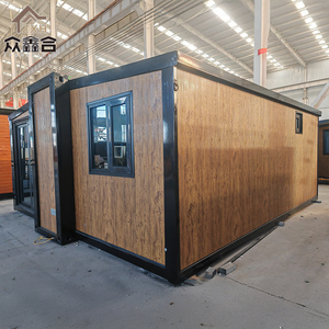 منزل حاويات قابل للتوسيع خفيف الوزن جاهز للشحن طراز ZXH ZXHE20FT-1، منزل مسبق الصنع متنقل مع مطبخ وحمام - Product Image 2