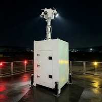 Torre de Seguridad Móvil Multifuncional con Logotipo Personalizado Disponible, con Orificios y Ganchos para Montacargas, Fácil Transporte y Carga