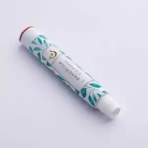 Custom Aluminum Toothpaste Tube Packing Round Pte Dentifrice Cosmetic Squeeze Tubes