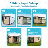Maisons modulaires personnalisables 10ft 20ft 30ft Maisons conteneurs prêtes à vivre Maisons mobiles Maisons conteneurs pliables Portugal