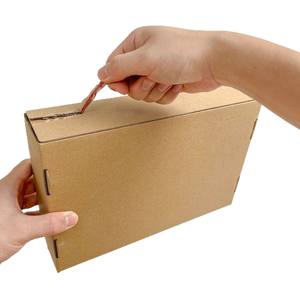 Caja de Regalo de Envío de Cartón Corrugado Personalizada, Plegable, con Tira de Desgarre, Impresa, Autosellable, con Logotipo - Product Image 4