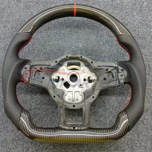 Pour Volkswagen <span class=keywords><strong>7</strong></span>ème génération GTI R Line MK7 <span class=keywords><strong>Golf</strong></span> <span class=keywords><strong>7</strong></span> toutes les séries peuvent être améliorées volant en Fiber de carbone VW LED RPM - Product Image 3