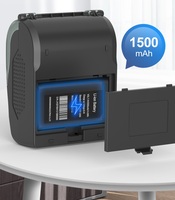 Donnwe 58mm Printer Tiket Thermal MINI Portabel untuk Kecepatan Tinggi dan Daya Tahan Lama, Cocok untuk Supermarket dan Toko Swalayan