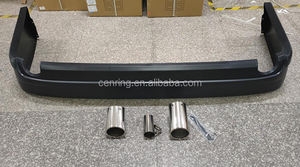 ชุดกันชนท้ายพร้อมลิปท่อไอเสีย,สำหรับ Hiace <span class=keywords><strong>Commuter</strong></span> Mini Bus Van KDH 200 2005-2016 1880 - Product Image 3