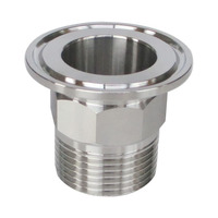 Adaptateur mâle Tri-Clamp BSP personnalisé de 1/2 à 2 pouces - Raccord sanitaire en acier inoxydable 304/316