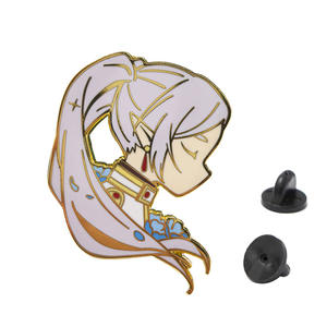 2 Neues Design Hochwertige Anime Frieren Painted Emaille Metall Abzeichen Pins für Stoff Rucksack Dekoration - Product Image 5