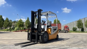 Montacargas Eléctrico HELI de 3 y 5 Toneladas, Serie <span class=keywords><strong>FB</strong></span>, de 4 Ruedas, Contrabalanceado, con Mástil de 6m, Certificación CE, para Almacén, Mini Montacargas a Batería - Product Image 2