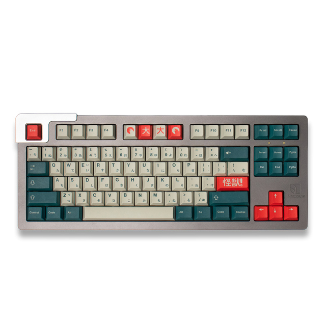 GMK Kaiju Theme 137 Keys PBT Dye Sublimation Cherry Profile Keycaps Set for Mechanical Keyboard