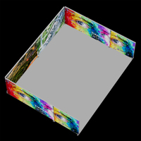 Système d'affichage rétroéclairé pour stand d'exposition, boîte à lumière en tissu double face, support modulaire pour toile de fond de salon professionnel, mur d'impression SEG