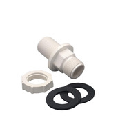 Connecteur de réservoir UPVC personnalisé de 1-1/4 pouce - Raccord fileté BSP blanc pour réservoir d'eau