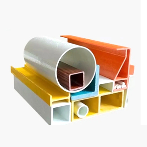 FRP (plastique renforcé de fibres) profils pultrudés Anti-feu Anti-Corrosion FRP composite profilés pultrudés coupe pour - Product Image 3