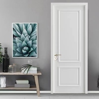 Porte intérieure moderne à 4 panneaux, pré-encadrée, ignifugée, insonorisée et résistante à l'humidité pour chambre et salle de bain