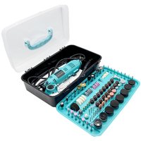 Kit de meuleuse rotative 388PC, mini-meuleuse électrique à vitesse variable 130W, accessoire d'outil de gravure pour le bricolage