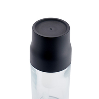 Distributeur d'huile acrylique pulvérisateur, de 100ml, verseur, vinaigre pulvérisateur, distributeur à pression d'huile