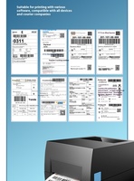 Etiquetas de Código de Barras Ecológicas Personalizadas, SKU FBA UPC EAN, Adhesivas, para Puntos de Venta, Uso Promocional, Transferencia Térmica