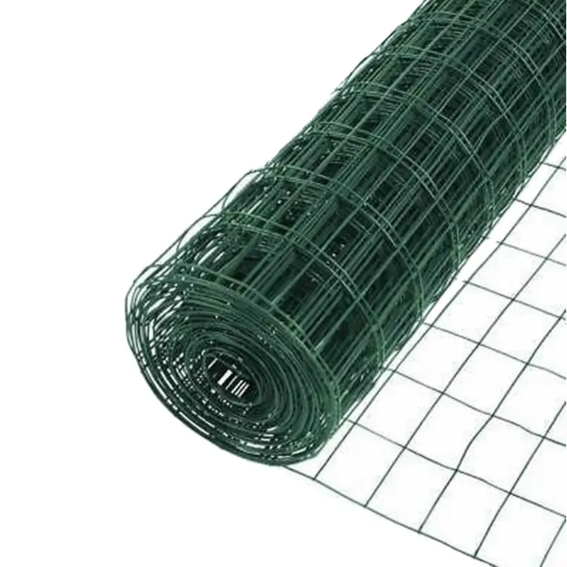 Vinyl or PVC coated welded steel wire mesh fence for the gardening fence