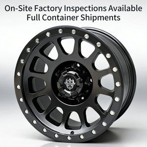 Rines FLowtone de 17 Pulgadas Negros 5x127mm 5x150mm, Rines Todoterreno de Aleación para Automóviles, 17" 5 Orificios para Jeep Dodge <span class=keywords><strong>Lincoln</strong></span> Cruiser - Product Image 3