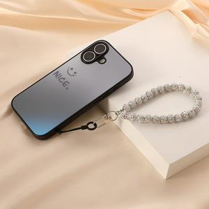 2025 nouvelle argile incrusté strass boule chaîne téléphone lanière créative Anti perte téléphone sangle et sac charme - Product Image 4