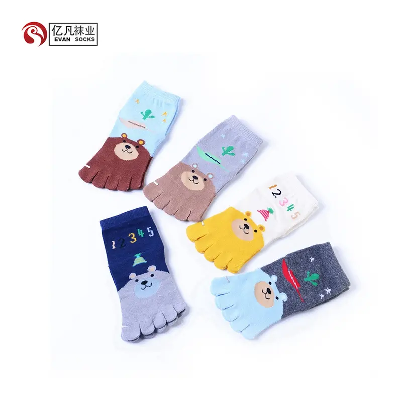 EVAN-A 561 cotton five fingers 5 toe sock five-toe socks five finger toes socks