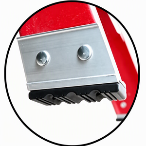 Escabeau pliant en fibre de verre à 2 marches, modèle Red, avec plateau porte-outils, marches larges antidérapantes, capacité 150 kg, conforme EN 131, pour la télécommunications – Exportateur éprouvé - Product Image 5