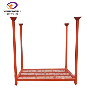 מתקן אחסון צמיגים נייד מתפרק, פלטת רשת תיל מגולוונת מפלדת פחמן עם 5 שכבות - Product Image 2