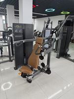2026  Alat Fitness Komersial Terlaris untuk Penggunaan di Gym, Mesin Latihan Kekuatan Kabel Pin Loaded untuk Latihan Bahu (Shoulder Press)