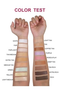 18 màu sắc nhãn hiệu riêng bán buôn lâu dài Vegan tàn ác miễn phí ánh sáng biểu tượng tùy chỉnh độ nét cao Kem che khuyết điểm Palette - Product Image 3