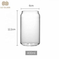 La résistance à la chaleur 400ml anti-explosion peut façonner des bocaux à bougie en verre/pot à bière pour un usage domestique