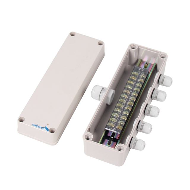 Saipwell IP66 ABS Outdoor Waterproof Electronics & Instrument Enclosures Plastic ABS Electrical Junction Box IP65 Product