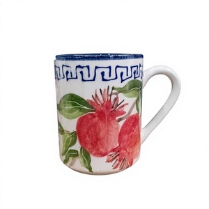 Custom 3D Relief Cute Ceramic <b>Mug</b> Hand Painted Lemon Nautical Design Handmade Dishwasher Safe Giveaway Gift Gift <b>Box</b> Packaging - Product Image 1