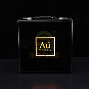 Rodnn Porte-bouteilles de champagne Armoire à LED Boîtier à LED Finition dorée - Product Image 2