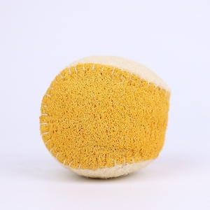 ของเล่นลูกบอลใยบวบสำหรับฝึกซ้อม Zenidoo ขายส่ง พร้อมใบแคทนิป สำหรับเล่นกลางแจ้งกับแมวและสุนัข ทุกฤดูกาล - Product Image 3