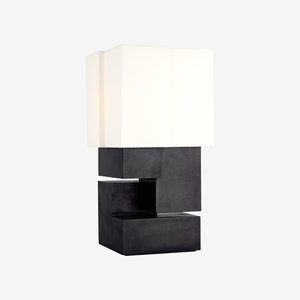 Lampe de table sculpturale moderne à LED, lumière E27, commande par interrupteur, 36V, base en métal, design cubique, pour la décoration du salon - Product Image 2