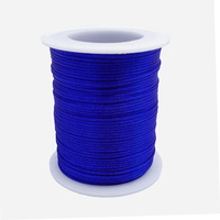 1MM 2MM 3MM Nylon Noeud Cordon Rattail Polyester Garniture Satin Cordon Chine Noeud Tressé Cordon Perles Chaîne