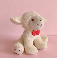 Cadeau de la Saint-Valentin, peluches personnalisées, animaux en peluche, poupée, arctique, mignon, réaliste, renard fennec, peluche douce, jouet en peluche rouge