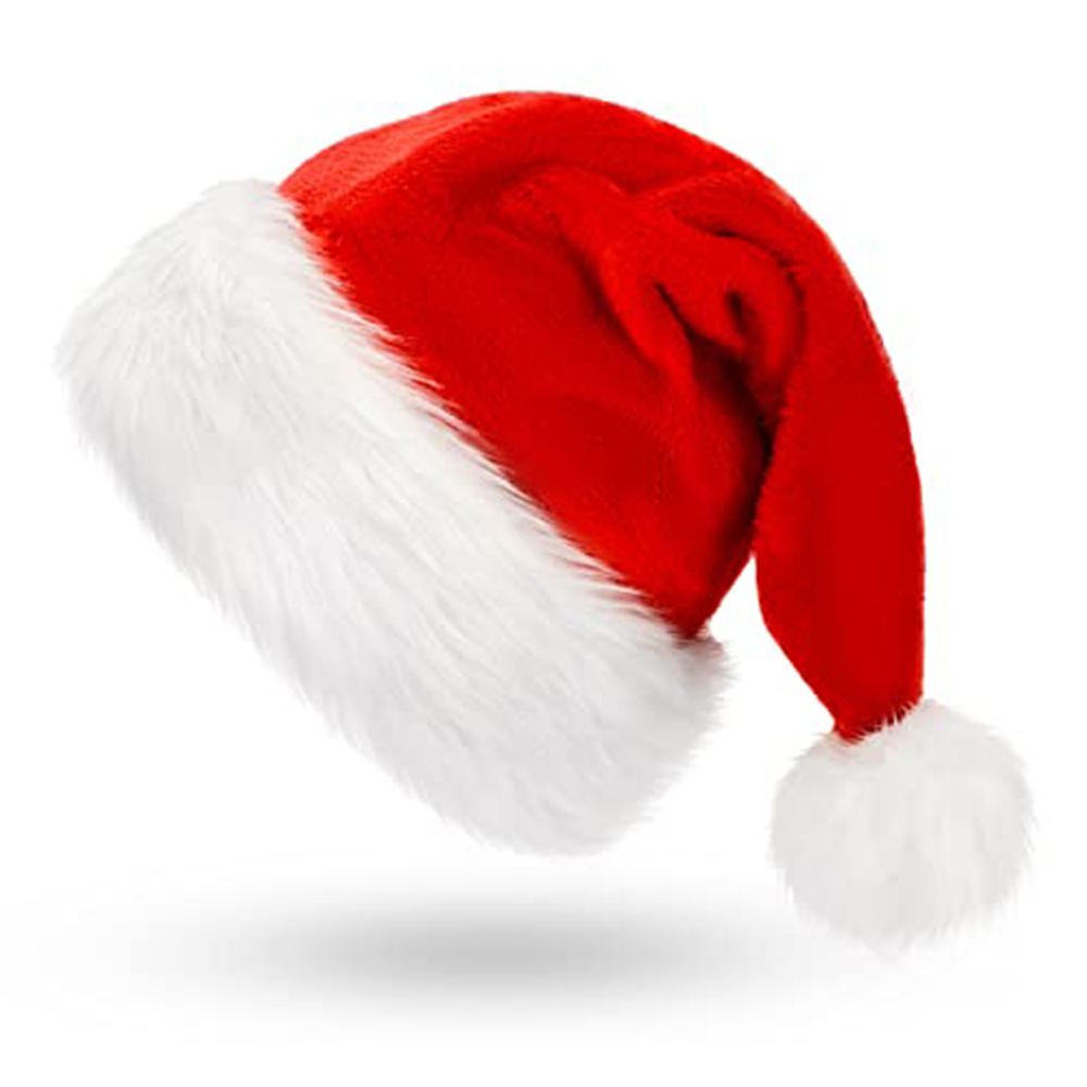 Wholesale Pink Santa Hats Customizable Christmas Decor