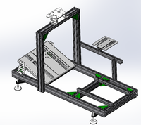 Cockpit de simulation de course en aluminium sur mesure avec siège baquet, simulateur de conduite automobile 4080 pour jeu de course F