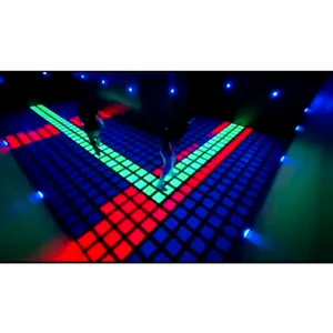 Led Lantai Permainan Aktif Topi Lampu Interaktif Ruang Dansa 30X30Cm Led Lantai Permainan
