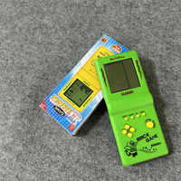 Jouets éducatifs en gros blocs russes Console de poche jeu nostalgique avec 23 jeux de construction de briques de puzzle rétro intégrés