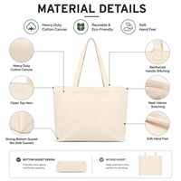 Sac fourre-tout en toile personnalisé, impression de logo en gros, sac en coton écologique réutilisable, sac d'épicerie, cadeau promotionnel d'entreprise