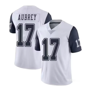 Kaos Jersey Sepak Bola Amerika Dallas Bordir Berkualitas Tinggi Grosir Brandon Aubery Ukuran 17 Pria - Product Image 4