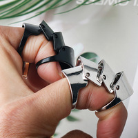 Offres Spéciales Punk Style Creative Anneau De Mode Alliage Anneau Tendance Personnalisé Multi-couche Joint Anneau Bijoux